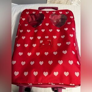 Double Trolley 18” Doll Carrier with Dual Sleeping Bag Two Pillows Travel Case